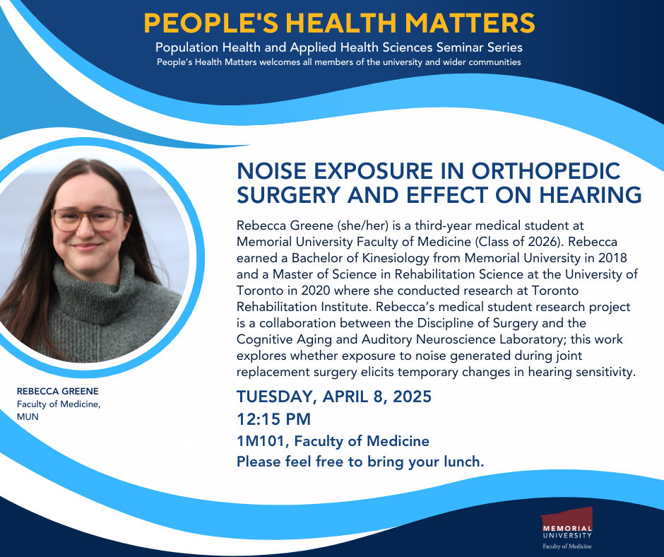 Graphic of People Health Matters banner April 8, 2025
